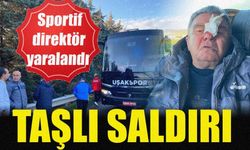 Uşakspor kafilesini taşıyan otobüse saldırı