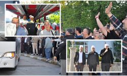 Balıkesirli hacı adayları kutsal topraklara uğurlandı