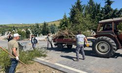 Altıeylül Belediyesi'nden Çınarlıdere'de Bayram Temizliği