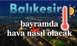 Kurban Bayramında Balıkesir'de hava nasıl olacak?