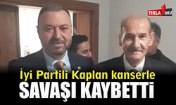 Balıkesir’de İYİ Parti’yi yasa boğan vefat