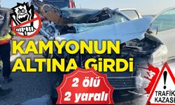 Balıkesir'de trafik kazası. Kamyonun altına girdi: 2 ölü
