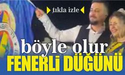 Fanatik damada gelinden Fenerbahçe formalı sürpriz