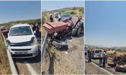 Bigadiç-Sındırgı yolunda trafik kazası: 5 Yaralı