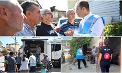 Balıkesir Büyükşehir Belediyesi Sındırgı'da tam kadro sahada