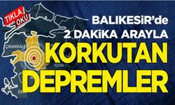 Balıkesir Sındırgı'da art arda şok depremler