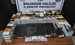 Balıkesir'de kaçak sigara ve tütün operasyonu