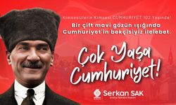 Serkan Sak, Cumhuriyet Bayramı mesajı yayımladı