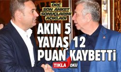 Yavaş %12 puan düştü, Akın da geriledi.. Kim Kazanır?