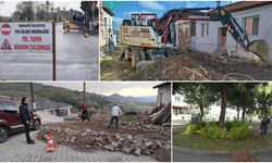 Burhaniye'de saha çalışmaları aralıksız sürüyor