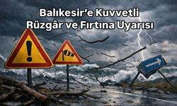 Balıkesir’e kuvvetli rüzgâr ve fırtına uyarısı