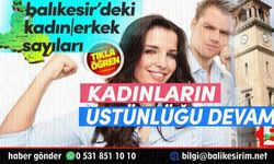 Balıkesir’de Kadın Nüfusu Arttı, Erkekler Azaldı