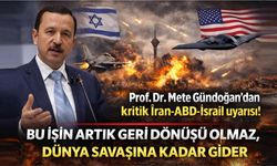Prof. Dr. Mete Gündoğan'dan kritik uyarı