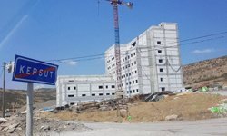 Kepsut Devlet Hastanesi inşaatında son rötuşlar