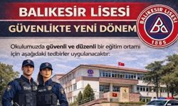 Balıkesir'de okul güvenliğinde yeni dönem başlıyor