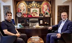 Şeref Yaman, İsmail Cankul’u makamında ziyaret etti