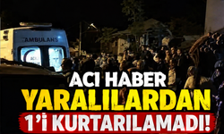 DÜĞÜNDE KURŞUN YAĞMURU: 1 CAN KAYBI