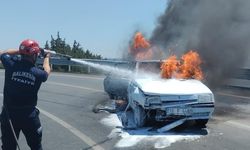 Pamukçu’da Kaza Sonrası Yangın: Yol Trafiğe Kapandı