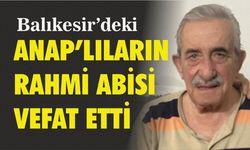 Balıkesir Siyasetinin Acı Kaybı: M. Rahmi Çamcıoğlu Vefat Etti