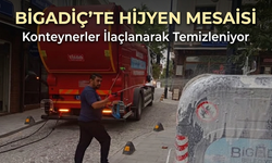 Bigadiç Belediyesi'nden Çevre Sağlığı İçin İlaçlı Temizlik