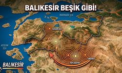 BAlıkesir'de bugün 7 ayrı deprem meydana geldi