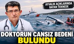 Ayvalık’ta tekne battı: Doktorun cansız bedeli bulundu