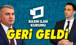 Müjdeyi Canbey verdi. Basın İlan Kurumu geri geldi