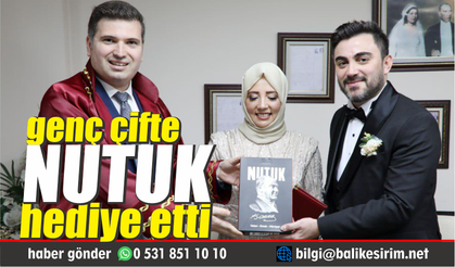Edremitli gazeteci Mehmet Onur Yılmaz evlendi