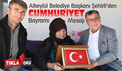 Başkan Şehirli: Cumhuriyet’in yol göstericiliğinde çalışıyoruz