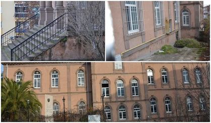 Tarihi Balıkesir Lisesi çürümeye terk edildi