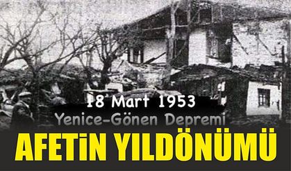 Balıkesir yıkıcı depremin acısını unutmadı!