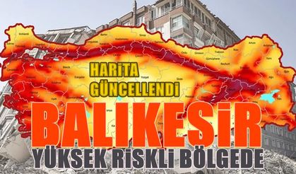 AFAD Deprem Haritası güncellendi! Balıkesir kırmızı bölgede