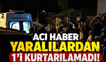 DÜĞÜNDE KURŞUN YAĞMURU: 1 CAN KAYBI