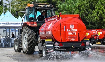 Balıkesir kırsalında yangına karşı ‘1002 tankerli’ çelik kalkan!