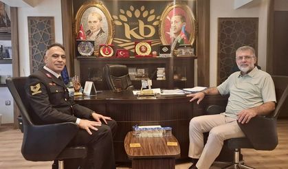 KEPSUT JANDARMA KOMUTANI YALABIK'TAN VEDA ZİYARETİ