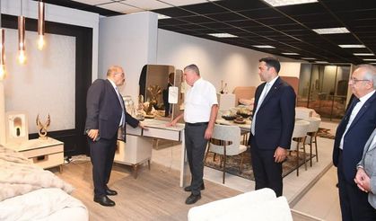 MOBİLYA SEKTÖRÜNÜN GÖZDESİNE VALİ ZİYARETİ