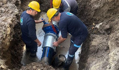 BASKİ'den İvrindi Korucu’da zorlu su mesaisi