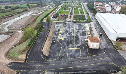 Kepsut Millet Bahçesi’nin Yolları ve Otoparkı Yenilendi