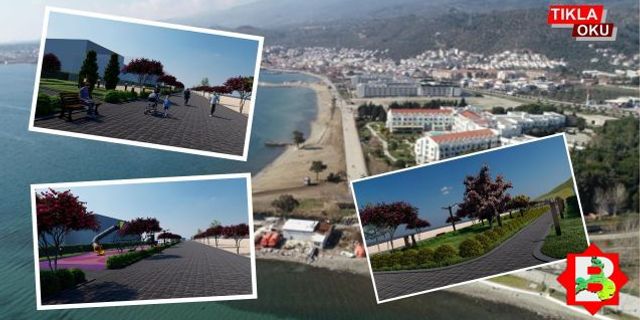 Büyükşehir Güre Sahil Yoluna da el attı