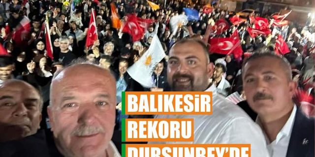 Dursunbey sandıkları patlattı, rekorunu egale etti
