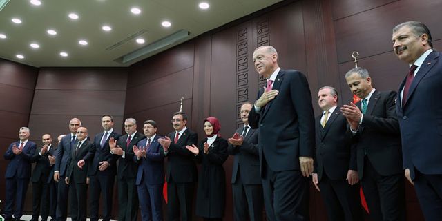 Cumhurbaşkanı Erdoğan kabinesini açıkladı