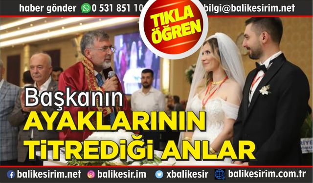 Başkan İsmail Cankul'un eli ve ayağının titrediği anlar