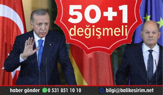 Erdoğan: 50+1 değişmeli, en çok oy alan kazanmalı