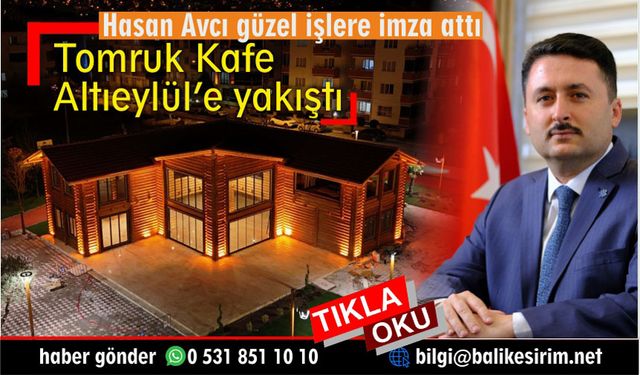 Balıkesir'de Altıeylül'e bir sosyal tesis daha