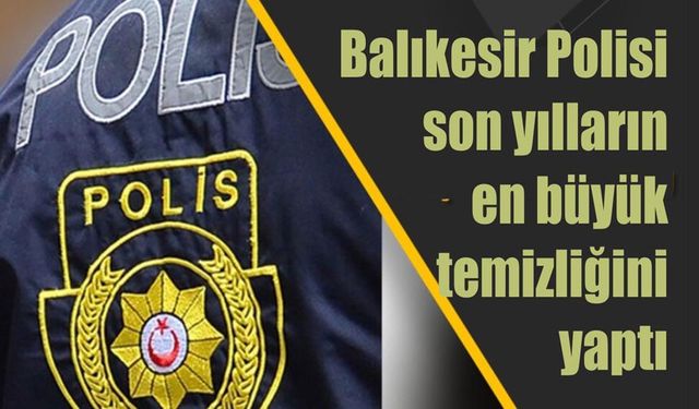 Balıkesir'de 50 uyuşturucu taciri tutuklandı