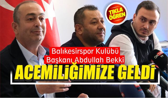 Balıkesirspor yeni bir hata daha yapmak istemiyor!