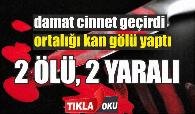 Balıkesir'de vahşet! Öfkeli damat dehşet saçtı