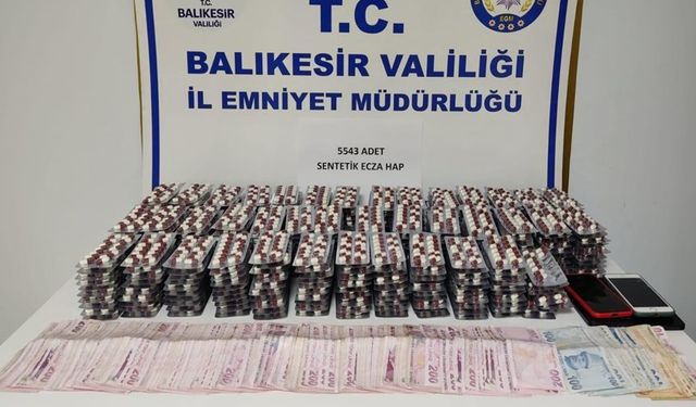 Balıkesir'de uyuşturucu operasyonu: 3 gözaltı