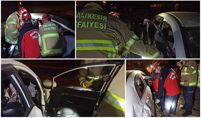 Balıkesir'de trafik kazası: 6 yaralı var