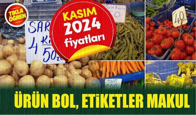 BALIKESİR SEMT PAZARI FİYATLARI | KASIM 2024